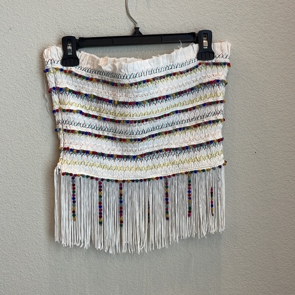 REVOLVE Majorelle Hannah Mae Fringe Tube Top Size Small - Picture 7 of 9